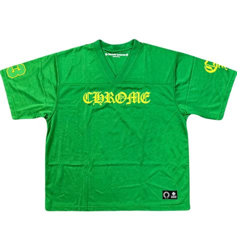 chrome.hearts football jersey green